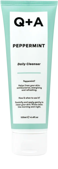 Q+A Peppermint Daily Cleanser 125 ml Q+A