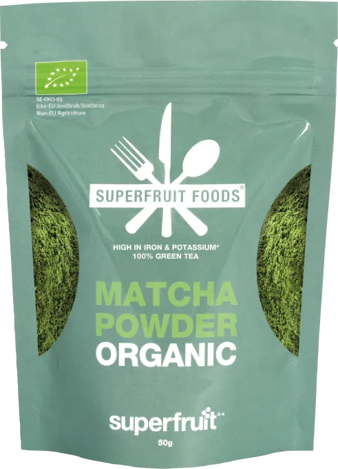 Superfruit Foods Matcha Green Tea Powder EKO 50 g Superfruit
