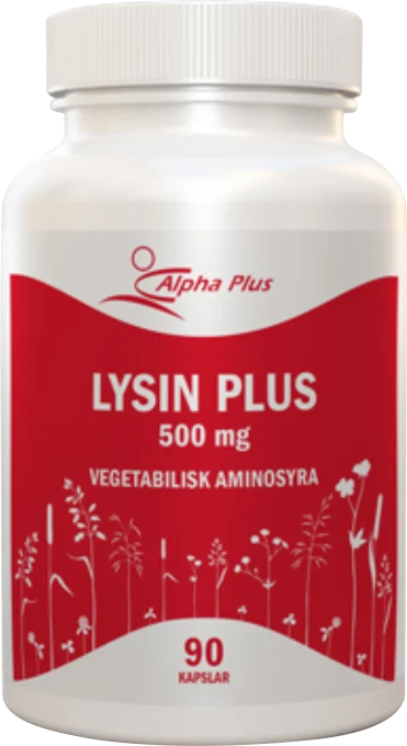 Alpha Plus Lysin Plus 500 mg 90 kapslar Alpha Plus