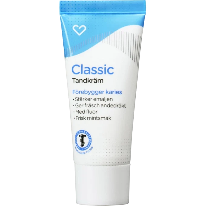 Hjärtats Tandkräm Classic Reseförpackning 20 ml Hjärtats
