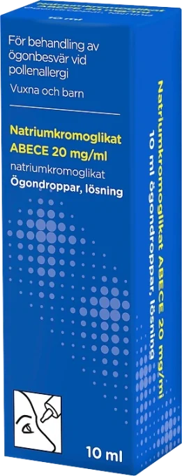 Natriumkromoglikat ABECE Ögondroppar 20 mg/ml 10 ml ABECE