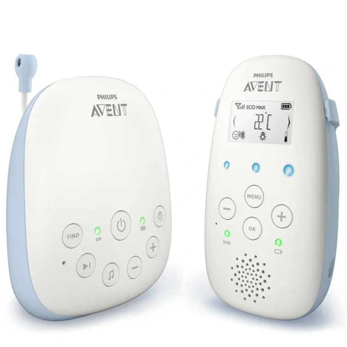 Philips Avent DECT Babyvakt med Nattlampa Philips Avent