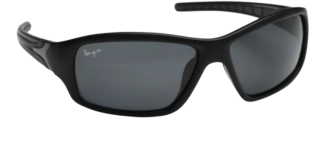 Haga Eyewear Solglasögon Polarized Granada Matt Black Rubber 1par Haga Optik