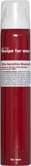 Recipe for Men Ultra Sensitive Shaving Foam 100 ml Recipe for Men