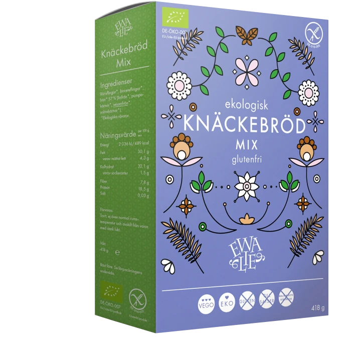 Ewalie Knäckemix Glutenfri 418 gram Ewalie