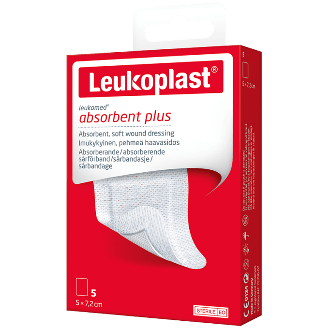 Leukoplast Leukomed 5 x 7,2 cm 5 st Leukoplast
