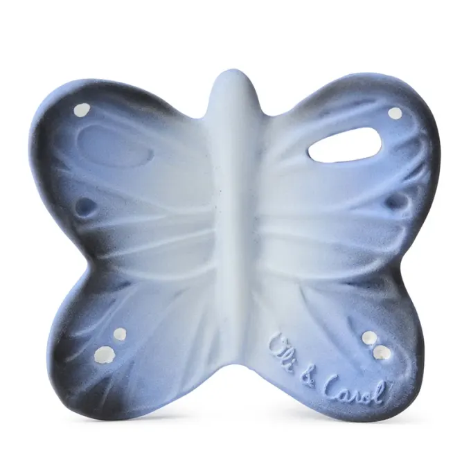 Oli & Carol Bitleksak Fjäril Blue Liten Gummi Oli & Carol