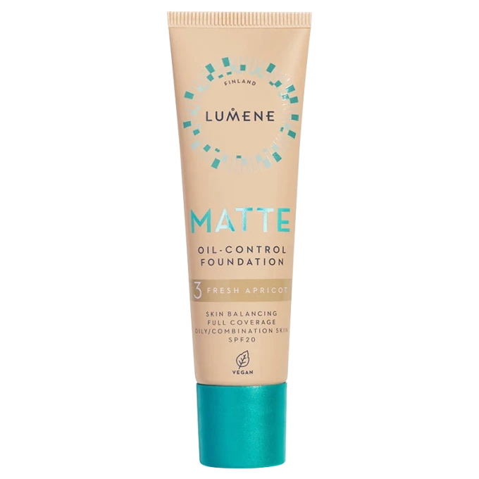 Lumene Matte Oil-Control Foundation SPF 20 30 ml 3 Fresh Apricot Lumene