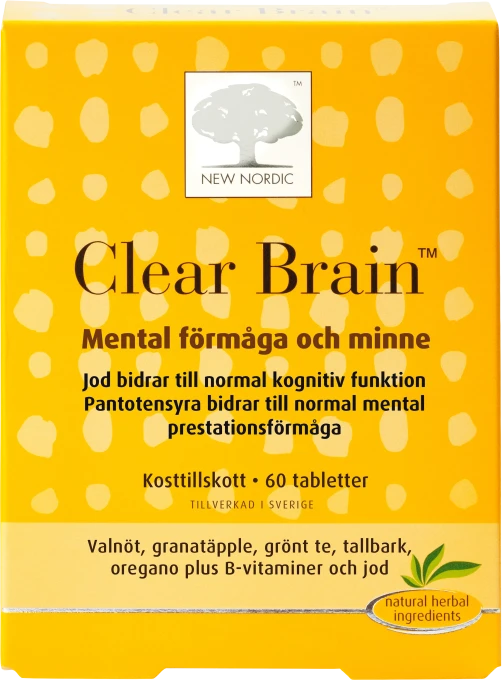 New Nordic Clear Brain 60 st New Nordic