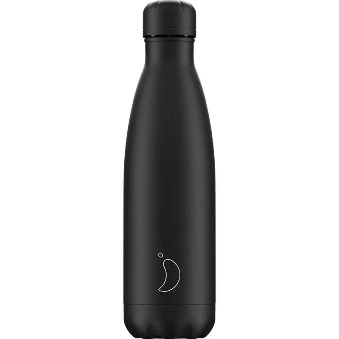Chilly's Bottle Monochrome All Black 500 ml Chillys