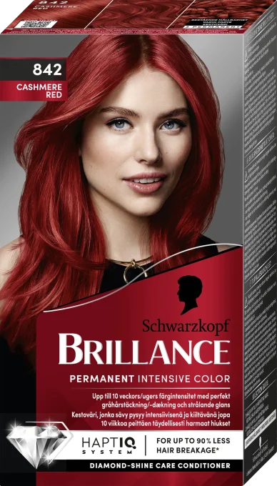 Schwarzkopf Brillance Hårfärg 842 Cashmere Red Schwarzkopf