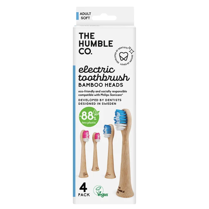 Humble Power Toothbrush Heads Bambu Soft 4-pack Humble