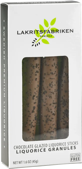 Lakritsfabriken Liquorice Sticks Milk Chocolate & Granul 45 g Lakritsfabriken