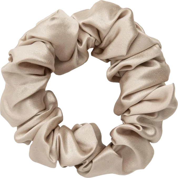 ByBarb Sidensnodd Stor Beige ByBarb