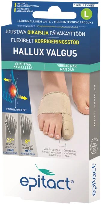 Epitact Flexibelt Korrigeringsstöd 1 st L Epitact