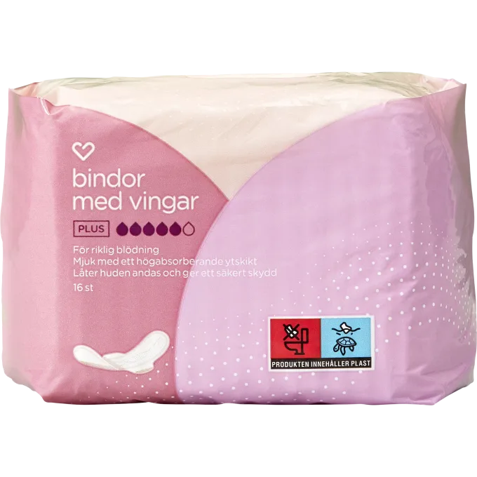 Hjärtats Bindor med vingar Plus 16 st Hjärtats