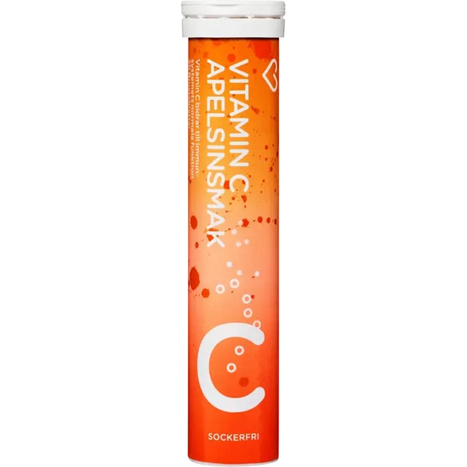 Hjärtats Vitamin C Apelsin 20 brustabletter Hjärtats