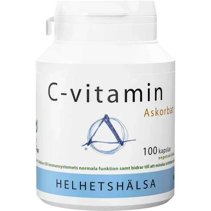 Helhetshälsa C-vitamin, askorbat 100 kapslar Helhetshälsa