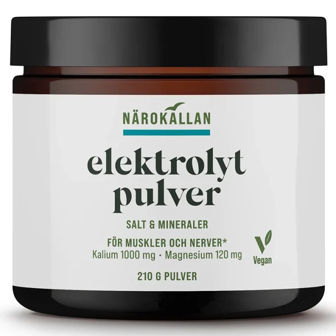 Närokällan Elektrolytpulver Citron 210 g Närokällan