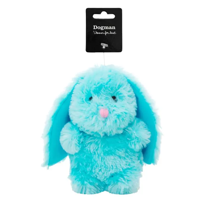 Dogman Hundlek Plysch Kanin Blå Dogman