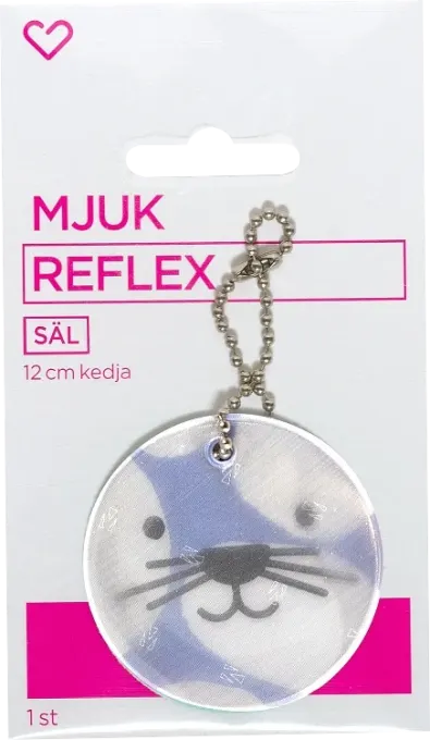 Hjärtats Reflex Mjuk Säl Hjärtats