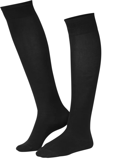 Life Wear Stödstrumpa Bomull Svart 43/45 Life Wear