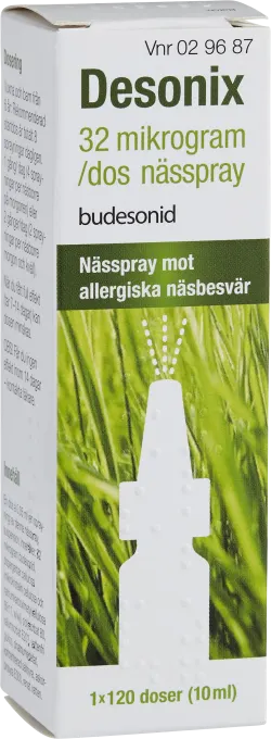 Desonix nässpray 32 µg/dos 120 doser Desonix