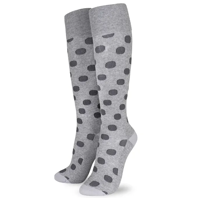 Life Wear Stödstrumpa Mönstrad Grey Dots 37-39 Life Wear