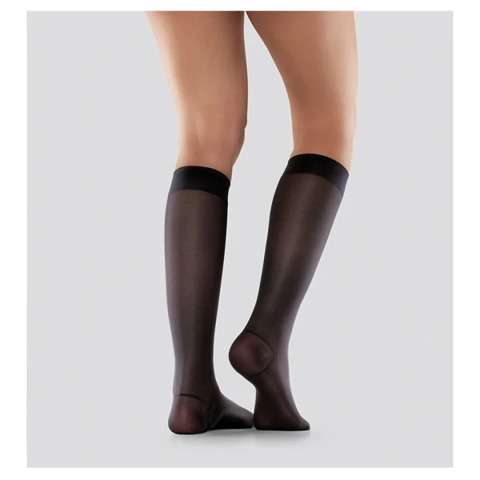 Mabs Nylon Knee Wide Black 1 par XL Mabs