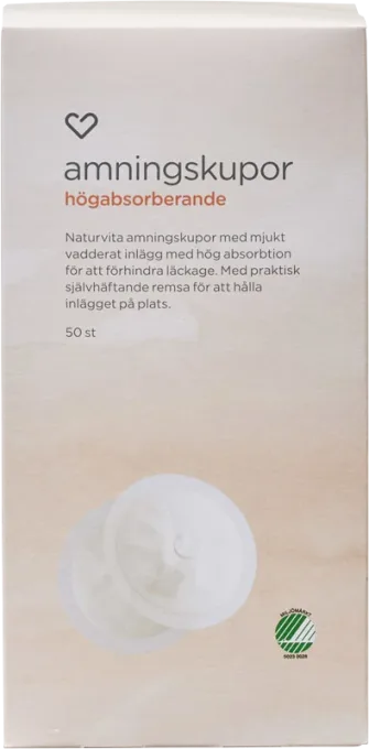 Hjärtats Amningskupor 50 st Hjärtats