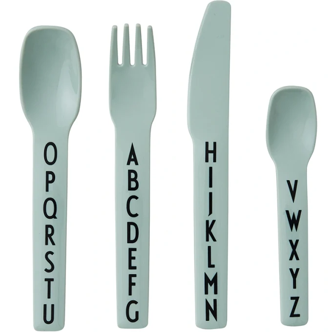 Design Letters Kids Cutlery  Green Designletters