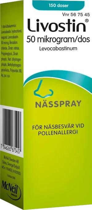 Livostin nässpray 50 µg/dos 15 ml Livostin