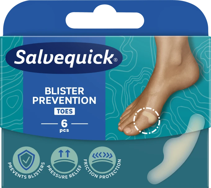 Salvequick Blister Prevention Toes 6 st Salvequick