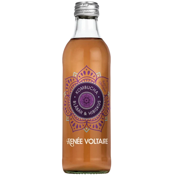 Renée Voltaire Kombucha Blåbär & Hibiskus 275 ml Renée Voltaire