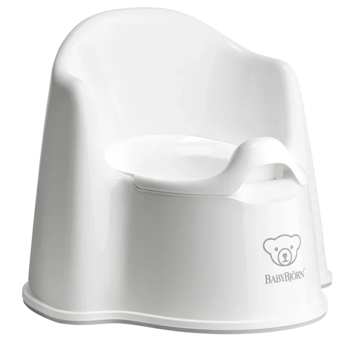 BabyBjörn Pottstol Vit/Grå Babybjörn