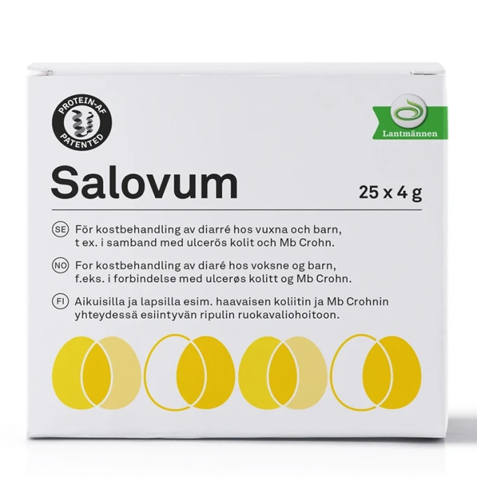 Salovum äggulepulver, spraytorkat äggulepulver, spraytorkat 25x4gram 