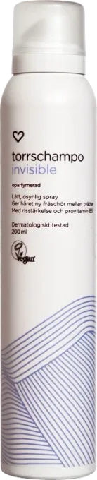 Hjärtats Torrschampo Invisible 200 ml Hjärtats