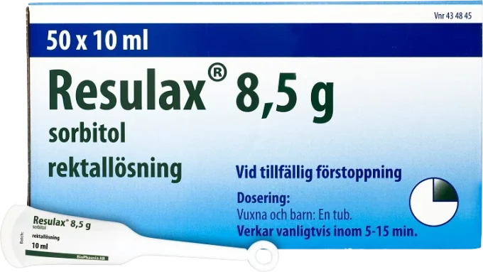 Resulax rektallösning 8,5 g 50 st Resulax