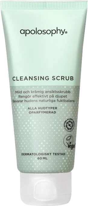 Apolosophy Face Cleansing Scrub Oparfymerad 60 ml Apolosophy