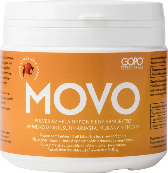 Movo nyponpulver 200 g Movo