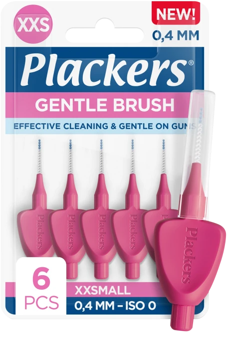 Plackers Gentle Brush 0,4 mm 6st Plackers