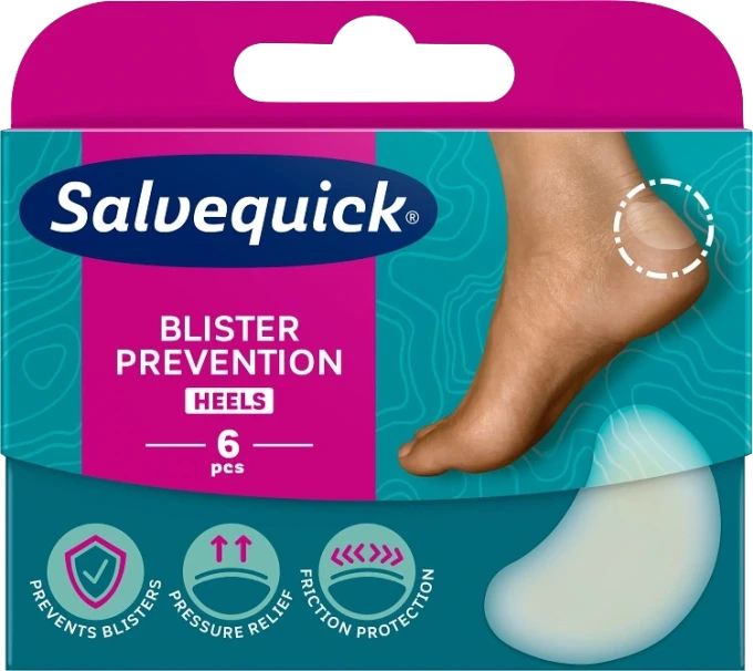 Salvequick Blister Prevention Heels 6 st Salvequick