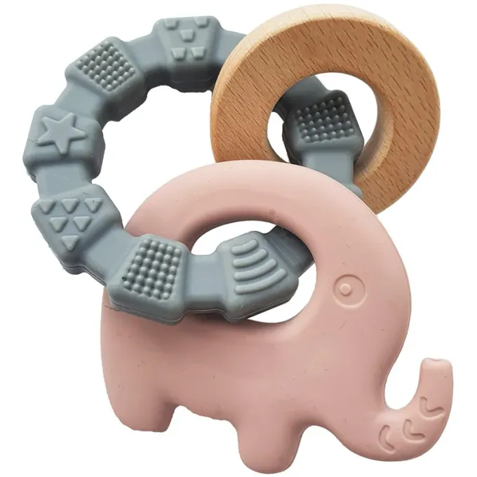 Summerville Organic Bitleksak Elefant Pale Mauve Summerville Organic