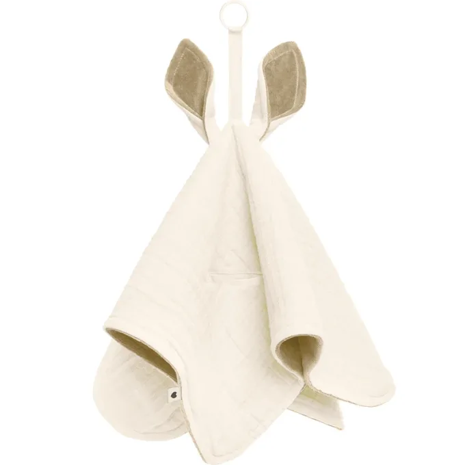 BIBS Cuddle Cloth Kangaroo Ivory Bibs