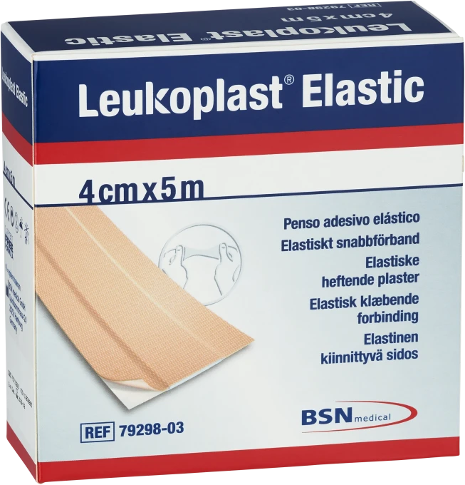 Leukoplast Elastic plåsterrulle 4 cm x 5 m Leukoplast