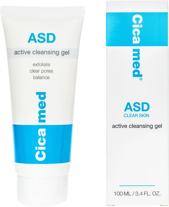 Cicamed Medical Science ASD Clear Skin Active Cleansing Gel 100 ml Cicamed