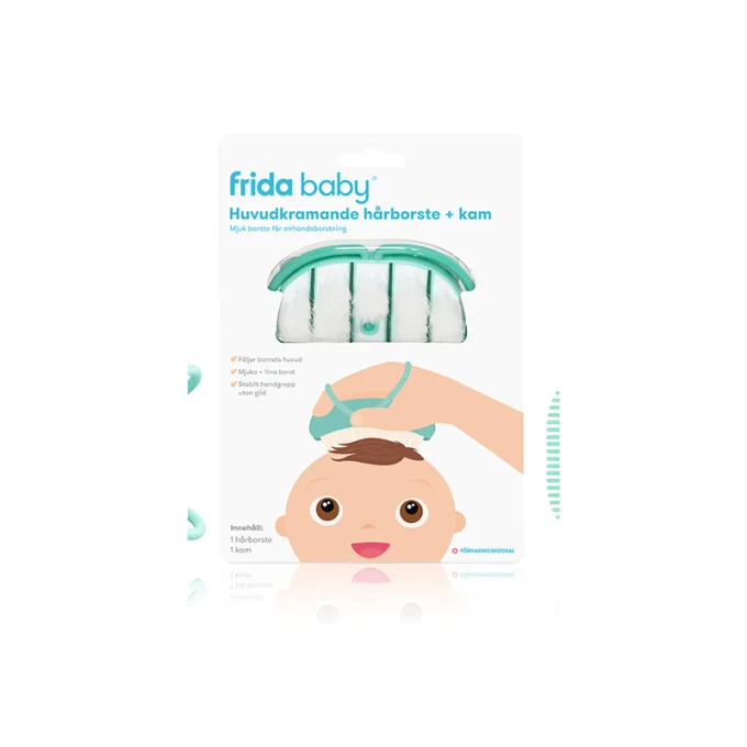 Frida Baby Huvudkramande Hårborste + Kam FridaBaby