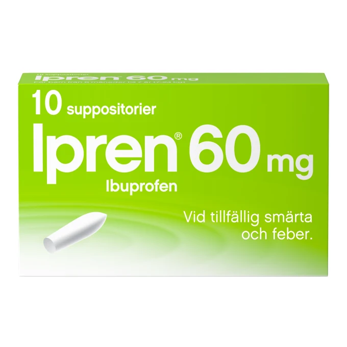 Ipren suppositorium 60 mg 10 st Ipren