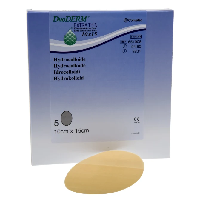 DuoDERM extra tunn hydroactive bandage oval 10 cm x 15 cm 5 st DuoDERM