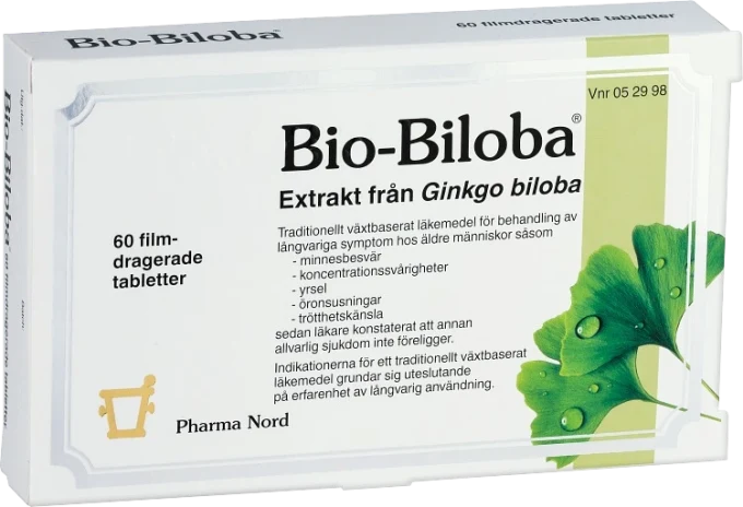 Pharma Nord Bio-Biloba filmdragerad tablett 60 st Pharma Nord